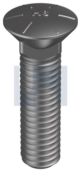 BOLT PLOW GRD 9 PLN UNC 7/8 X 3-1/2 B/O